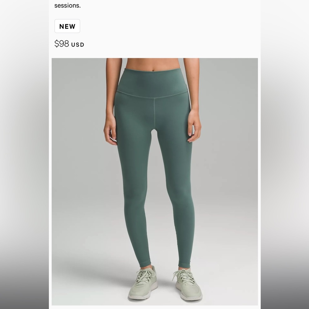Lululemon wonder train high rise tight